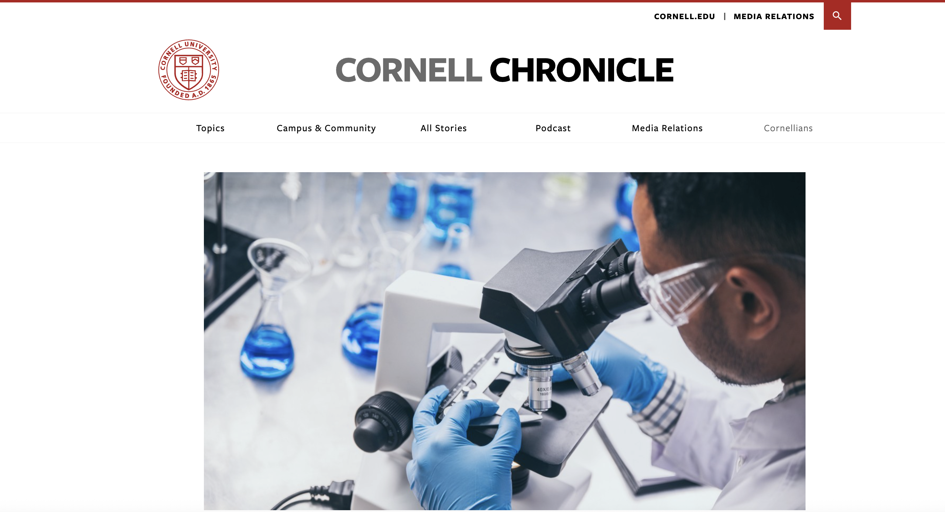 Cornell Life Sciences Technology Innovation Fellowship