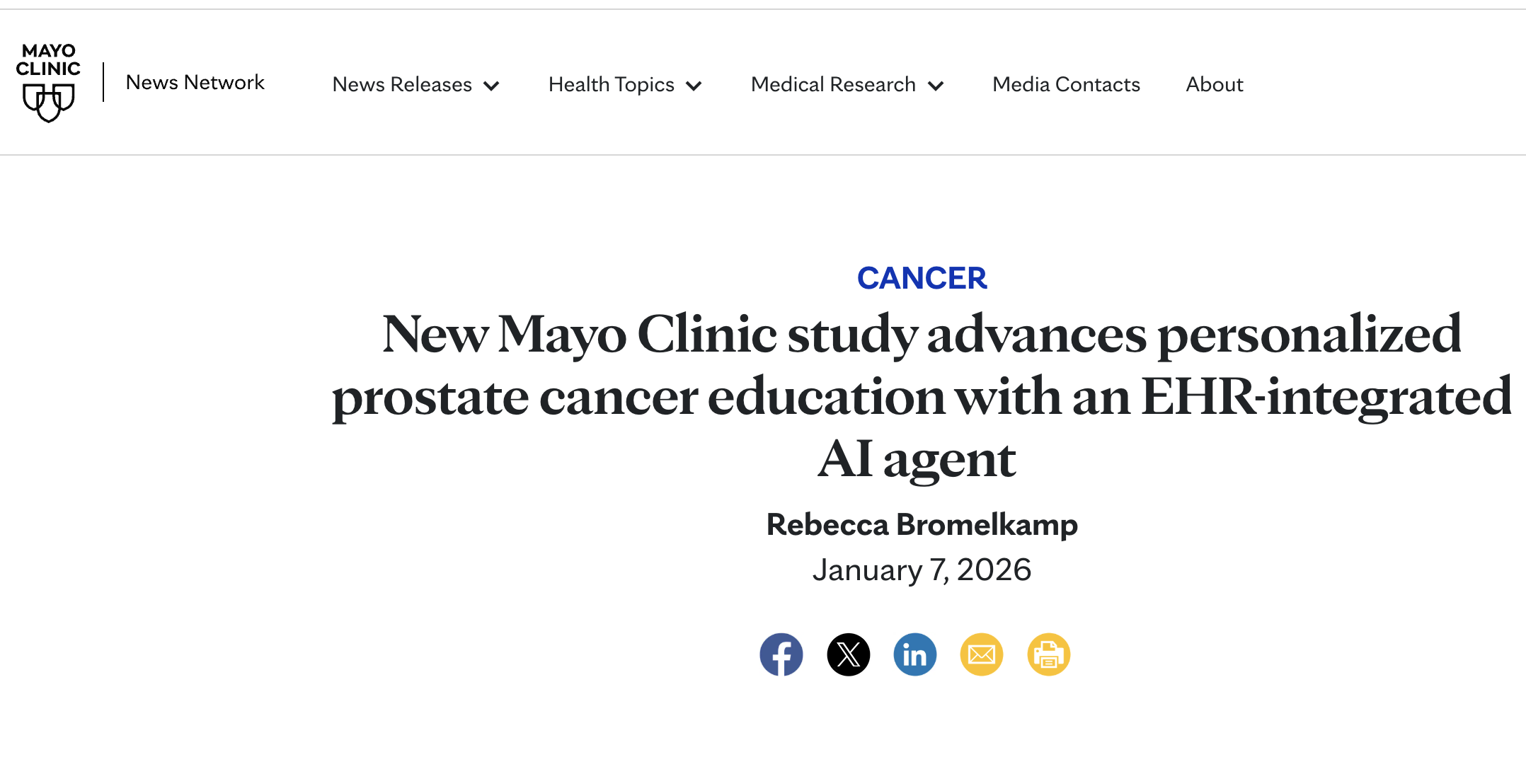 Mayo Clinic News